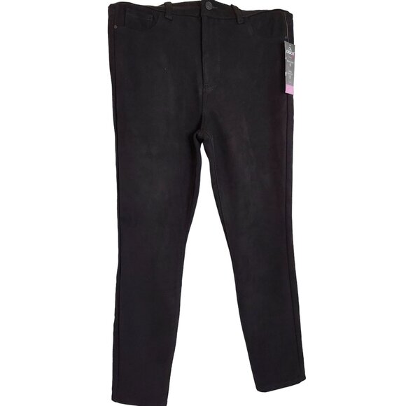 Jordache Girls Jeans Super Skinny Size 18 Black - Picture 2 of 5